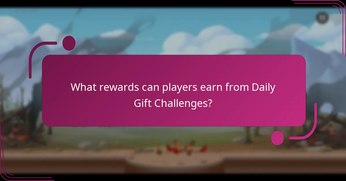 What rewards can players earn from Daily Gift Challenges?
